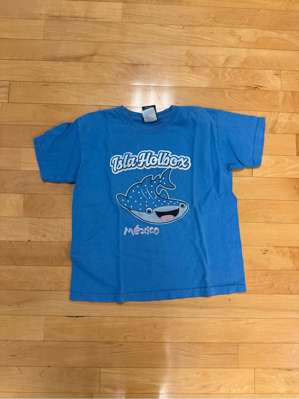 Isla Holbox Kids' Blue Whale Shark Graphic Tee